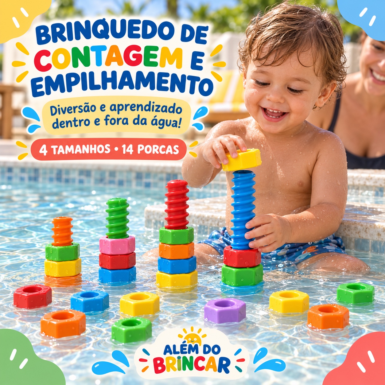 Brinquedo de Contagem e Empilhamento